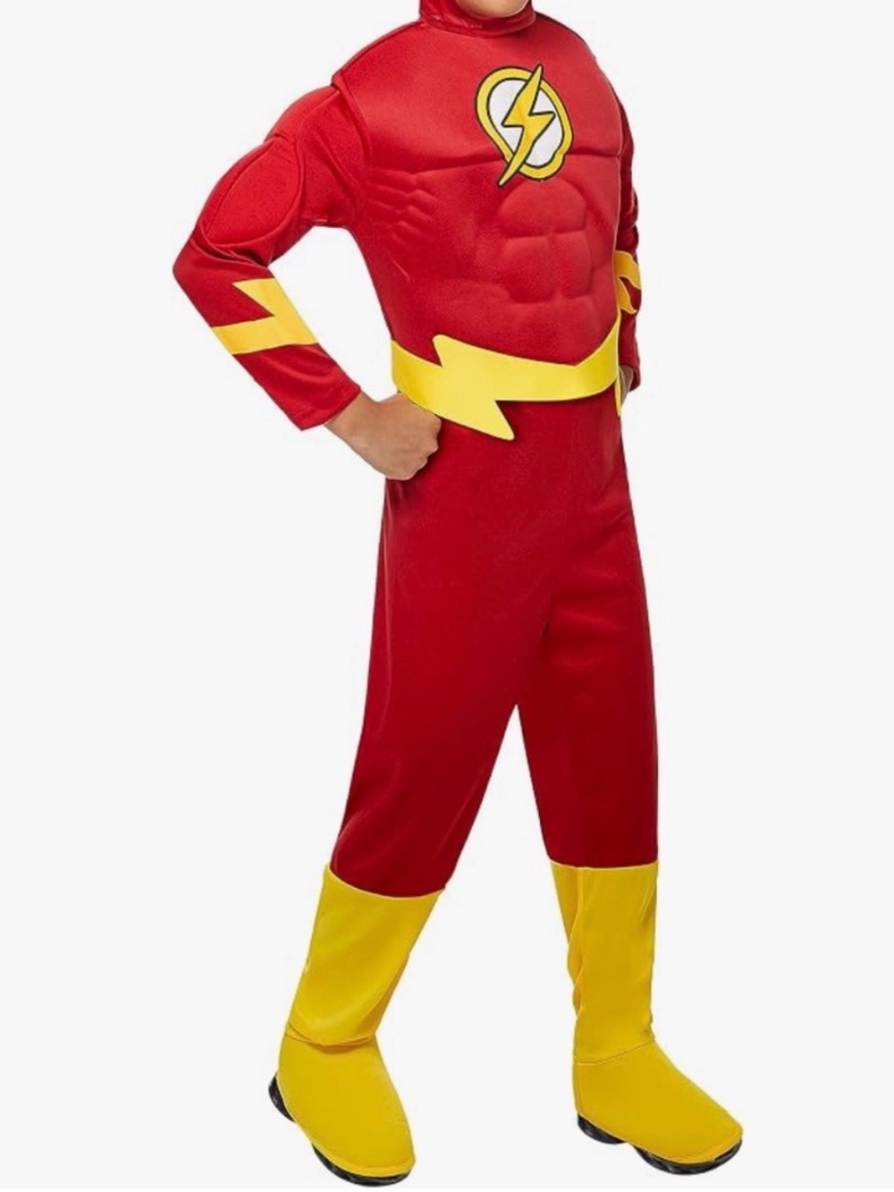 Rubies DC The Flash Superhero Kids Halloween Costume - Jumpsuit Only - Size M